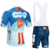 Set Fietsshirt + Korte Koersbroek 2024 Team DSM Blauw